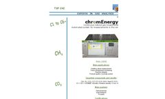 chromEnergy - Model C1-C6+ - Automatic and Industrial Gas Analyzer Brochure