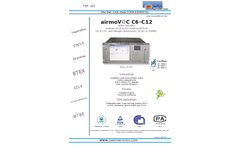 airmOzone - Model airmoVOC C6-C12 - Ozone Precursor and Toxics Monitoring Analyzer - Brochure