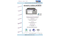 airmoVOC BTX Benzene / Toluene / Ethylbenzene / Xylenes Analyzer - Brochure