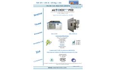 airTOXIC BTX PID BTEX and 1,3 Butadiene Analyzers - Brochure