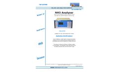 Ammonia Analyzer (NH3) - Brochure