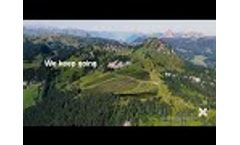 First alpine solar plant in the canton of Schwyz - Video