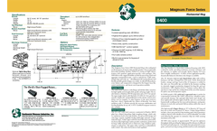 Magnum Force - Model 8400 - Stationary Downswing Grinder – Brochure
