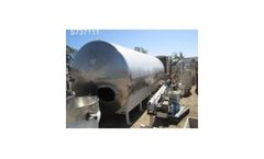 Cherry Burrell - Model 316 S/ST - Horizontal Sanitary Storage Tank