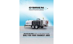 O`Brien - Model 7000-T Series - Truck Sewer Jetters - Brochure
