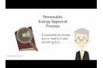 Renewable Energy Approval Lessons Learned: Start Talking and Don`t Stop! - Video