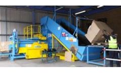 SCAPA - Model HB60 HM - Shear Press Recycling Waste Balers
