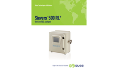 Sievers - Model 500 RLe - Online TOC Analyzer  Brochure