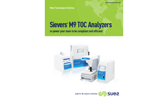 SUEZ - Model M9 - Sievers Laboratory TOC AnalyzerBrochure