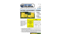 Battery Containment / Storage Boxes – Brochure