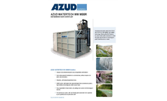 Azud Watertech - Model WW MBBR - Containerized Waste Water Plant Brochure