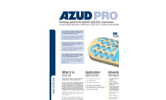 AZUD PRO Multi-seasonal Dripline with Bond-on Emitter - Brochure