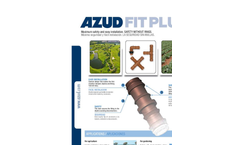 AZUD FIT PLUS - Safety Irrigation Fittings Without Rings - Brochure