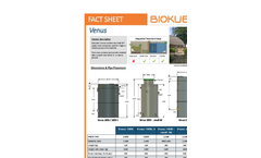 BioKube Venus - Model 1850 - Package Wastewater Treatment Plants - FactSheet