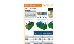 BioContainer - Containerized Sewage Wastewater Treatment Plant - Brochure - Fact Sheet