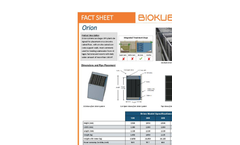 BioKube Orion - Sewage Treatment Plant (STP) - Fact Sheet