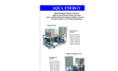 ES-50 Skid Mounted, Electric Driven High & Ultra Pressure Water Jet Units Brochure