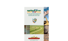 Agritech Israel 2015, 19th International Agricultural Exhibition & Conference Brochure