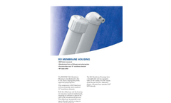 Pentek - Model 161080-06 - Reverse Osmosis Membrane Housing Brochure