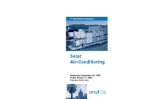 3rd International Conference Solar Air-Conditioning - Brochure (PDF 254 KB)