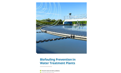 Biofouling Prevention in Water Treatment Plants - Brochure