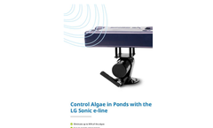 Control Algae in Ponds with the LG Sonic e-line brochure