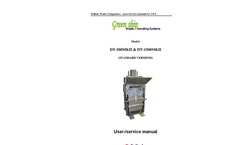 DT-500MkII & DT-1500MkII Waste Compactor User & Service Manual Brochure