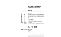 InPro 6900i G Oxygen Sensor Technical Specifications