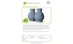 Green-Rock - Model IISI COTTAGE - Well - Gray Water Filter - Brochure