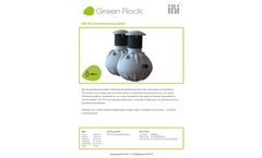Green-Rock - Model IISI H4 - Gray Water Filter - Brochure