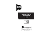 Wachs - HCM-1G - Hydraulic Power Units Manual