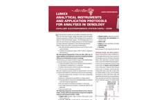 Lumex Analytical Instruments and Application Protocols for Analysis in Oenology - Brochure