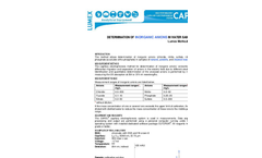 Application - Determination of Inorganic Anions in Water Samples - Brochure