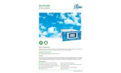 Lumex Instruments - Model RA-915AM - Air Mercury Monitor - Brochure
