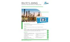 RA-915 AMNG Automatic Mercury Monitor for Natural Gas - Brochure