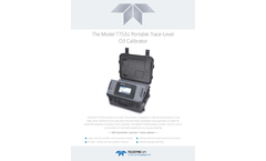 TAPI - Model T753U - Portable Trace-Level O3 Calibrator - Specification Sheet
