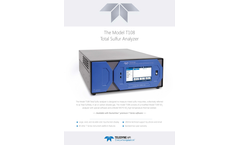 TAPI - Model T108 - Total Sulfur Analyzer - Specification Sheet