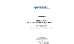 TAPI - Model T101 - UV Fluorescence H2S Analyzer - Manual