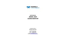TAPI - Model 465H - Process Ozone Monitor - Manual