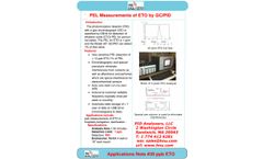 PEL Measurements of ETO by GC/PID - Application Note #30