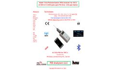 PID Analyzers - Model 102a - Photoionization (PID) Analyzer for Total VOCs & Hydrides in Air & Water - Brochure