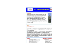 PID Analyzers - Model 114+& IR+ - Portable LEL, CH4, CO, CO2 Analyzer - Brochure
