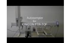Autosampler for IONICON PTR-TOFMS - Video