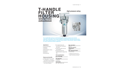 Feature - Model T-Handle - Bag Filter Housing - Datasheet