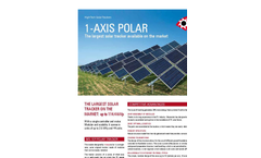 MecaSolar - Model MS-1EP - Axis Polar Tracker - Brochure