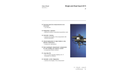 Single and Dual Input UV Nitrate Monitor AV450 and AV455 Data Sheet
