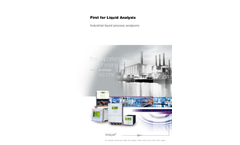 First for Liquid Analysis Brochure