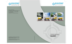 Baioni - 2Phase Separation Horizontal Decanter Centrifuges Brochure