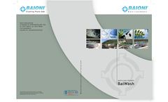 Baioni - BCH Sludge Thickener Clarifier Brochure