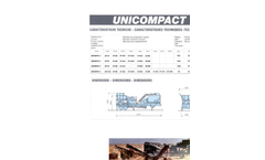Model UNICOMPACT - Complete Crushing and Screening Plants Technical Datasheet